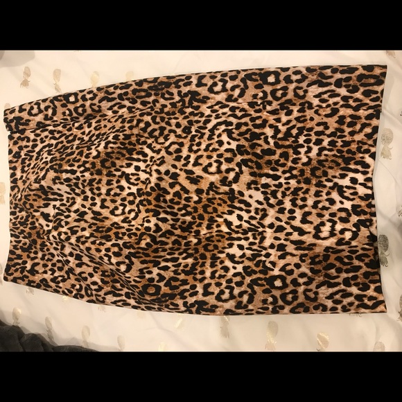 Zara Dresses & Skirts - Leopard Print Skirt
